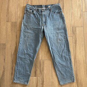 Vintage Levi's 560 Jeans Men's 40x30 Blue Denim Cotton Loose Fit Tapered 90s USA